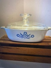 Corning Ware Cornflower Blue 1 Quart Casserole Baking Dish — listing 4
