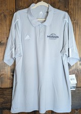 Adidas ClimaCool Mustang Team Athletic Polo Shirt, Royal Blue/White, Men's XL