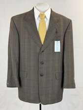 Gianfranco Ruffini Italy Gray Two-Button Sport Coat, Cashmere/Super 100's Wool Blend — listing 2