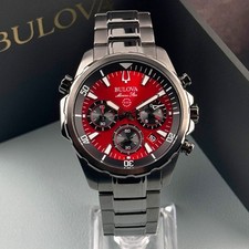 Bulova Marine Star Chronograph Men's Watch, Blue Dial — listing 4