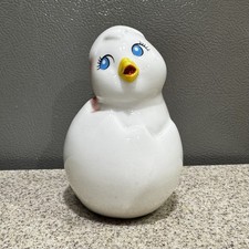 Spritz Ceramic Easter Chick Figurine with Blue Eyes and Yellow Beak — listing 4