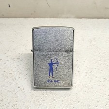 Zippo Commemorative Lighter 1932-1982 with Built-in Tape Measure - China Electronics Import/Export & Lawrence-Crow Electronics 50th Anniversary Advertising Piece (New in Box) — listing 2