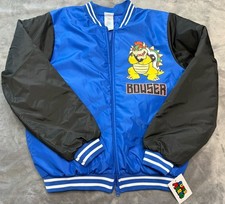 Super Mario Bowser Satin Bomber Varsity Jacket — listing 4