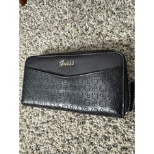 Guess Cream and Beige G-Logo Monogram Trifold Wallet — listing 3