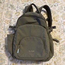 Isaac Mizrahi New York Backpack with Insulated Pocket, Gray Nylon — listing 3