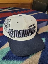 Vintage Los Angeles Raiders Snapback Trucker Hat with Helmet Logo — listing 5