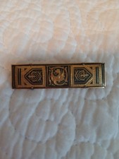 Antique Victorian Taille d'Épargne Gold Filled Bar Pin Brooch — listing 2