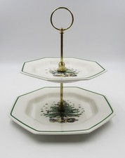 Nikko Christmastime Two-Tier Serving Tray with Original Box — listing 6