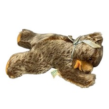 Vintage Die-Cut Teddy Bear in Bed Greeting Card "C'mon" — listing 4