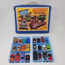 Vintage 1971 Matchbox Carry Case with 24-Car Blue Plastic Tray Inserts — listing 5