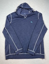 Tommy Bahama Relax Men's Cream Split-Neck Long Sleeve Pullover Sweatshirt — listing 2