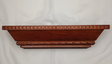 Vintage Wooden Wall Shelf with Dentil Molding — listing 3