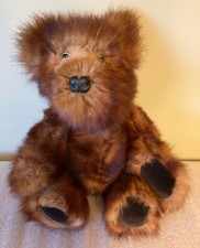Vintage Die-Cut Teddy Bear in Bed Greeting Card "C'mon"