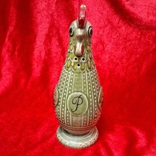 Ceramic Rooster Figural Pitcher / Open Mouth Vessel — listing 2