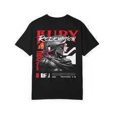 Redemption Off-White Winged Cross Graphic T-Shirt, Size Large