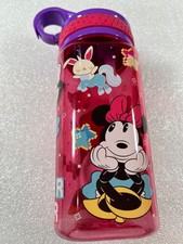 Vintage Disney Minnie Mouse & Daisy Duck Kids Water Bottle with Push-Pull Spout and Carry Handle