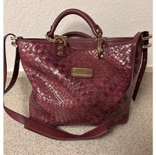 Plinio Visona Tan Leather Slouchy Shoulder Bag with Decorative Bead Tassel — listing 3
