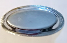 Krome Kraft Farber Bros Oval Bread Tray with Pierced Scrolled Rim