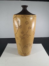 Vintage Art Deco Rectangular Ceramic Planter with Swirl Relief Design, Aqua Matte Glaze — listing 3