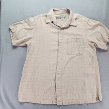 Ron Chereskin Washable Linen Short Sleeve Button-Up Shirt XL — listing 5