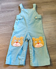 Vintage Pink Corduroy Baby Romper Jumper with Bunny Applique 0-3 months — listing 6