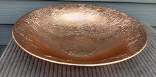 West Bend Hammered Aluminum Serving Bowl with Grape & Leaf Motif — listing 5