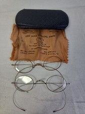 Antique Victorian Oval Wire-Rim Spectacles with Loop-End Cable Temples — listing 4
