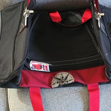 Two Black Nylon Duffel Bags with Embroidered Logo — listing 4