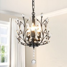 Modern Rectangular Crystal Branch Chandelier with Gold Twig Frame Over 60 inches