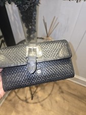 Etienne Aigner Logo Personal Assets Black Trifold Wallet, Style 4002H — listing 6
