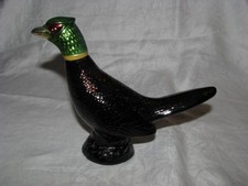 Vintage Avon Pheasant Figural Aftershave Decanter Glass Bottle — listing 5