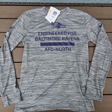 Nike NFL Team Apparel Baltimore Ravens 'Just Do It' Black T-Shirt, Size XL — listing 3