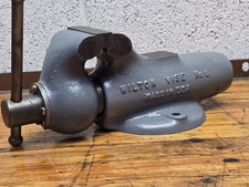 Wilton Bullet Machinist Vise, 4 inch Jaw with Swivel Base, Schiller Park — listing 6