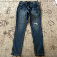 Dip Denim Women's Faded Black Skinny Jeans, Size 14 — listing 5
