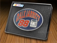 Dale Jarrett #88 Ford Credit NASCAR Winston Cup Pewter Belt Buckle, Limited Edition #189, American Legends Foundry — listing 5