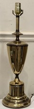 Neoclassical Urn-Form Table Lamp with Cream Drum Shade — listing 4