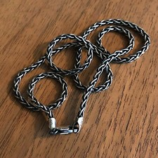 Sterling Silver Oxidized Band Ring with Enamel Accents — listing 5