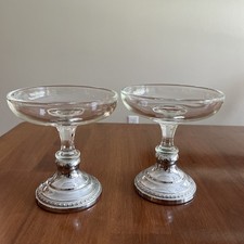 Farber Bros Krome Kraft Art Deco Nude Figural Chrome Compote with Pierced Grapevine Bowl — listing 4