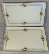 Antique Limoges Hand-Painted Porcelain Dresser Tray with Water Lily Motif — listing 5