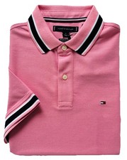 Tommy Hilfiger Women's Short Sleeve Johnny Collar Polo Top, Star Print, Size XL, listing 3