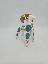 Russian Dymkovo-Style Painted Clay Folk Figurine — Elephant with Three Riders — listing 4