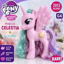 My Little Pony Friendship is Magic Alicorn Pony Figure, Pink with Rainbow Hair and Flower Heart Cutie Mark — listing 6