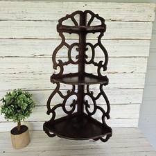 Mahogany Bow-Front Corner Display Cabinet with Astragal Glazed Door — listing 5