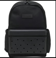 Crocs Molded Croslite Backpack with Jibbitz Holes, Gray — listing 4