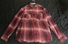 Canada Weather Gear Men's Red Plaid Flannel Shirt — listing 2