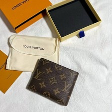 Louis Vuitton Monogram Envelope Wallet with Orange Snap Closure — listing 4