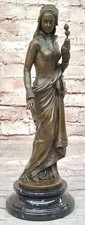 Bronze Figural Sculpture of a Peasant Man Holding a Pot, Functioning as a Vessel/Planter — listing 6