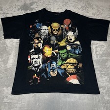 Marvel "All Stars" Graphic T-Shirt with Classic Character Panels — listing 6