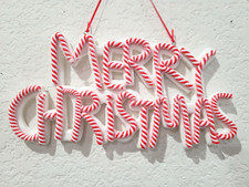 Peppermint Candy Christmas Ornament Set - Red & White Swirl and Striped Shatterproof Ornaments — listing 4