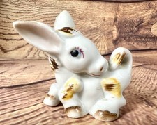 Vintage Ceramic Anthropomorphic Baby Donkey / Foal Figurine Planter — listing 3